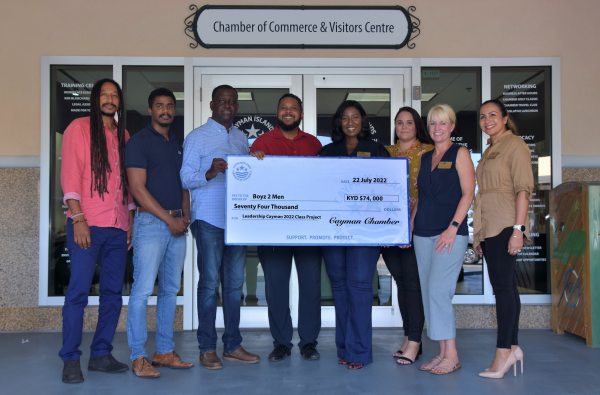 Chamber’s Leadership Cayman raises $74,000 for Boyz2Men